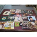 A collection of 18 LP records and two singles including Al Stewart