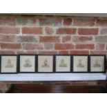 Six prints by S and J Fuller London November 1st 1812 Chairs to Mend, Potatoes Full Weight, The