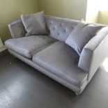 A John Lewis two seater sofa - needs a replacement zip to one cushion