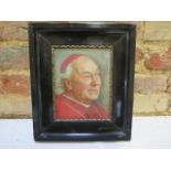 An oil on panel with label verso - His Eminence Frederick Pifft 1864-1932 Cardinal of Vienna 1914 by