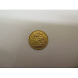 Edward VII gold half Sovereign dated 1910