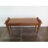 A new Victorian style oak window seat - made by a local craftsman to a high standard - height 52cm x