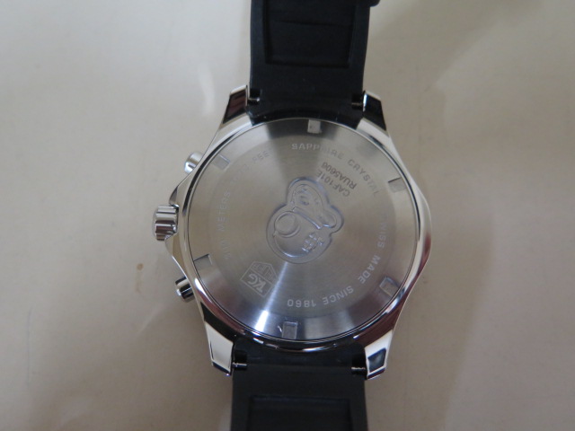 A gentleman's Tag Heuer Aquaracer quartz chronograph wristwatch CAF101E RUA5606 - width 5cm - Image 4 of 6