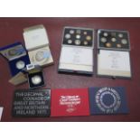 Two silver proof coins Diana Memorial and Charles and Diana Wedding, two United Kingdom proof coin