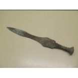 A dagger with patinated finish - Length 35cm