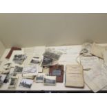 An interesting collection of WWII ephemera to Pte A G Phypers 5955827 including paperwork and