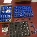 Games Workshop Warhammer Space Marines Vehicles, Bikers and figures - all painted or part sprayed
