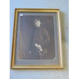 A portrait of a Victorian officer, frame size 69cm x 53cm