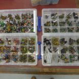 Games Workshop - A collection of mainly plastic figures Lord of the Rings, Riders of Rohan, Wolf