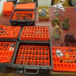 Games Workshop Warhammer 40k assorted collection both painted and unpainted including Kroot, Ork