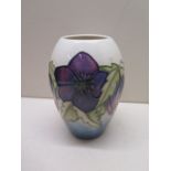 A Rachel Bishop Moorcroft vase - Height 13.5cm - generally good, overall crazing