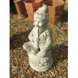 A stone effect garden gnome, 62cm tall
