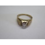 A 9ct gold dress ring, size W, approx 4.7 grams, hallmarked, generally good with some light wear