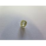 A single diamond approx 0.40ct, there is no gemology report for the stone