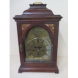 A Georgian 18th century mahogany bracket clock by John Kirkwood of Redpath Scotland with date and