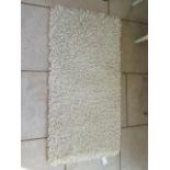 A modern shag pile rug Tentakel made in India, 70cm x 140cm, sold by the Real Rug Company