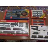 Hornby 00 Railway, L.M.S Express passenger train part set, inter-city 125 set, BR3 car diesel