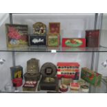 A collection of 22 assorted biscuit and other advertising biscuit tins