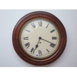 A walnut case 8 day wall clock 12" dial in running order