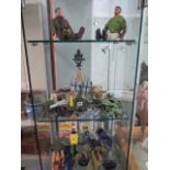 Action Man, two complete figures and assorted kit and accessories