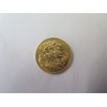 A George V full gold sovereign, dated 1913