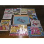 Eleven toy catalogue pamphlets, Dinky toys, Lesney etc.