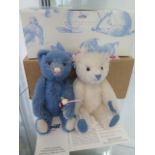 A Steiff Summer bear set 2016, mohair, 16cm tall, Limited Edition number 436 of 500, boxed with