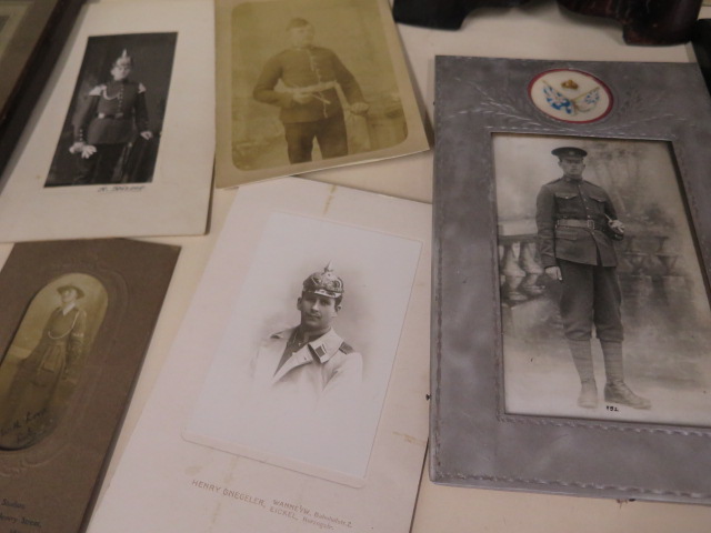 A collection of 16 military photographs, nine in frames - Image 7 of 9