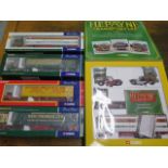 Four Corgi boxed Limited Edition articulated lorries and a Corgi HE Payne Transport set
