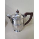 A Mappin and Webb silver pot with insert, Birmingham 1937/38, 18cm tall, approx 14.9 troy oz large
