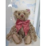 A Steiff BeNeLux bear, mohair, 28cm tall, Limited Edition number 168 of 1500, boxed with