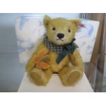 A Steiff Maple (Club bear 2016), 27cm tall, mohair, Limited edition number 306, boxed with