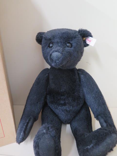 A Steiff Schwarzbar, mohair, 35cm tall, Limited Edition number 746 of 1500, boxed with outer box and - Image 2 of 2