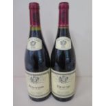 Louis Jadot 2000 75cl bottle of Pommard and a 2001 75cl bottle of Beaune red wine, both sealed