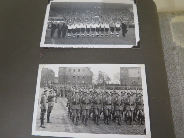 A WWII German photograph and postcard album, total approx 130 - Image 6 of 9