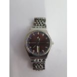 A Rado stainless steel Companion automatic bracelet wristwatch, generally good, running order, short