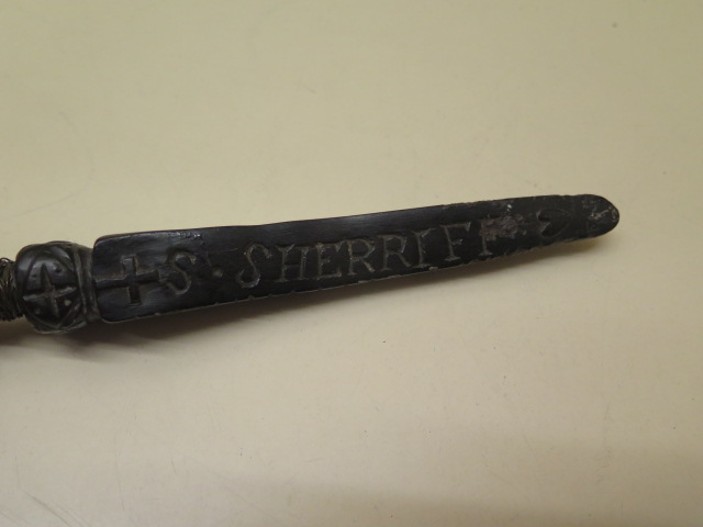 An interesting 17cm ebony carving, carved by George Sherriff, a seaman from Brixham, Devon who was - Image 3 of 5
