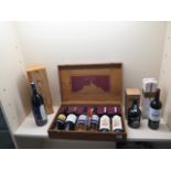 A Castello Banfi Tuscany Prestige 2007 6 wine bottle collection, a 150cl bottle of Chateau Vieux