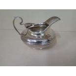 A William IV silver milk jug, London 1836/37 maker BD, approx 6 troy oz, no engraving, some small