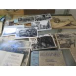 An interesting collection of Eastern County Bus Company badges, photographs and approx 350 postcards