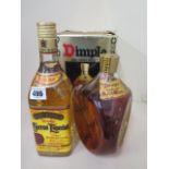 A Haigh Dimple Scotch whisky boxed with one bottle of Tequila
