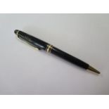 A Mont Blanc ball point pen, working, with tug o war engraving