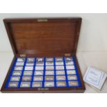 36 silver ingots Lord Montague collection for Great Cars by John Pickles, London, all with leaflets,