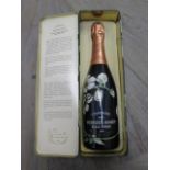 A 75cl bottle of 1990 Perrier-Jouet Brut Champagne in presentation tin, seal and label good, level