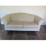 A Laura Ashley two seater sofa, 85cm tall x 195cm 93cm deep, recently cleaned