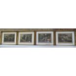 Four prints by Nora Drummond, all signed by the artist and bearing the Rapher Tuck Stamp who she