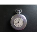 A vintage 1960's Ingersoll Triumph pocket watch in working order, 5cm case, generally good