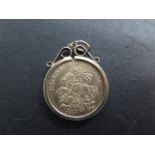 1981 Royal Wedding 9ct gold coin in a hallmarked 9ct gold mount, total weight approx 5.7 grams