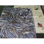 Two silk Creazione Serica Laniana ladies scarves, one by Rowland Ward, 75cm x 75cm, in good