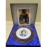 A Ten Year Anniversary Margaret Thatcher plate by Royal Worcester 522 of 2,500 - boxed with
